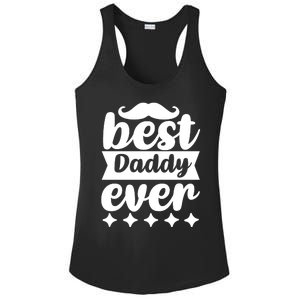 Best Daddy Ever Ladies PosiCharge Competitor Racerback Tank