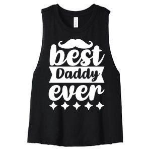 Best Daddy Ever Women's Racerback Cropped Tank