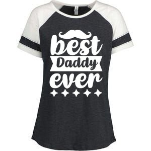 Best Daddy Ever Enza Ladies Jersey Colorblock Tee