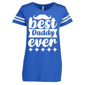 Best Daddy Ever Enza Ladies Jersey Football T-Shirt