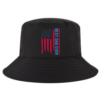 Best dad ever US american flag Father Gifts For Fathers Day Cool Comfort Performance Bucket Hat