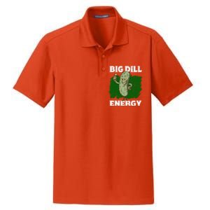 Big Dill Energy Lover Pickles Cute Gift Dry Zone Grid Polo