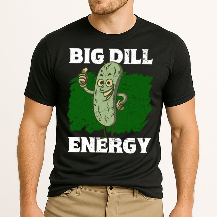 Big Dill Energy Lover Pickles Cute Gift Cooling Performance Crew T-Shirt