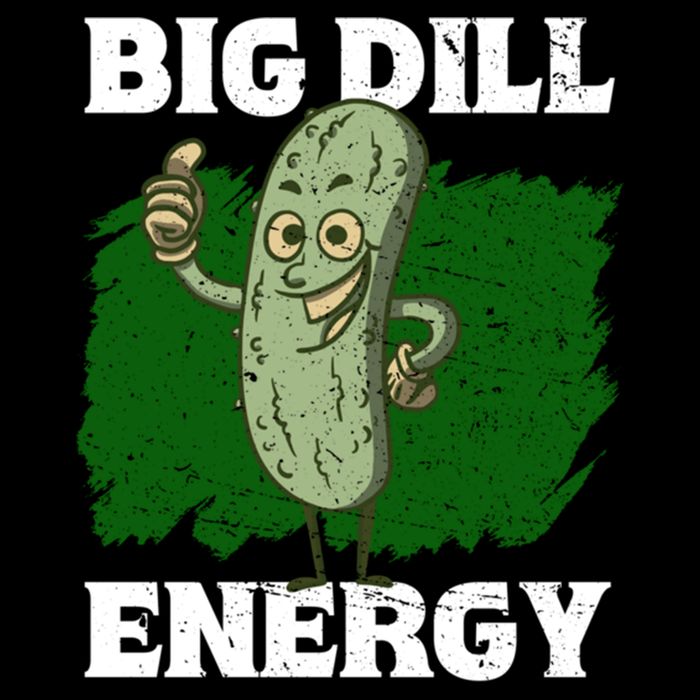 Big Dill Energy Lover Pickles Cute Gift Cooling Performance Crew T-Shirt