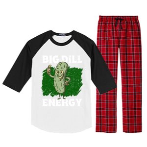 Big Dill Energy Lover Pickles Cute Gift Raglan Sleeve Pajama Set