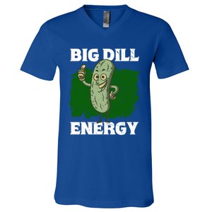 Big Dill Energy Lover Pickles Cute Gift V-Neck T-Shirt