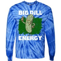 Big Dill Energy Lover Pickles Cute Gift Tie-Dye Long Sleeve Shirt