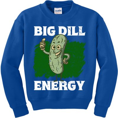 Big Dill Energy Lover Pickles Cute Gift Kids Sweatshirt