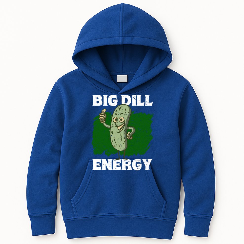 Big Dill Energy Lover Pickles Cute Gift Kids Hoodie