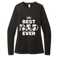 Best Dad Ever Funny Father's Day Womens CVC Long Sleeve Shirt