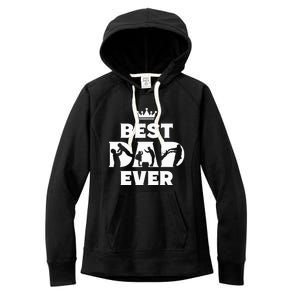 Best Dad Ever Funny Father's Day Women's Fleece Hoodie