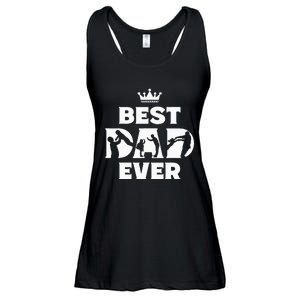 Best Dad Ever Funny Father's Day Ladies Essential Flowy Tank