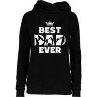 Best Dad Ever Funny Father's Day Womens Funnel Neck Pullover Hood