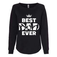 Best Dad Ever Funny Father's Day Womens California Wash Sweatshirt