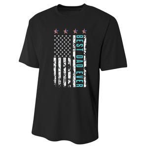 Best dad ever for Father's day from Son Daughter Performance Sprint T-Shirt