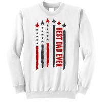 Best Dad Ever USA Flag Cute Gift Sweatshirt