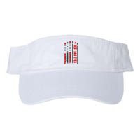 Best Dad Ever USA Flag Cute Gift Valucap Bio-Washed Visor