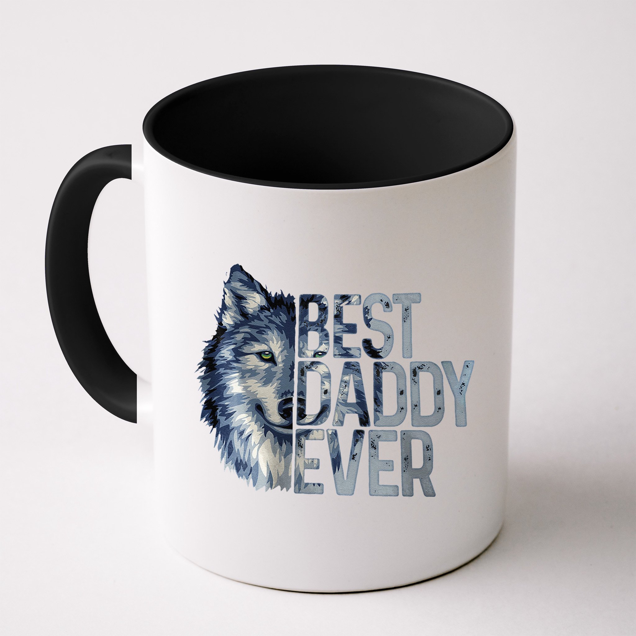 Best Daddy Ever Wolf Father Day Mug