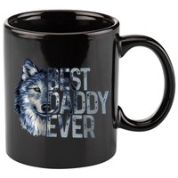 Best Daddy Ever Wolf Father Day 11oz C Handle Ceramic Mug