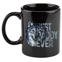 Best Daddy Ever Wolf Father Day 11oz C Handle Ceramic Mug