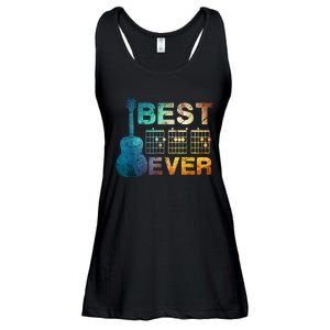 Best Dad Ever Guitar Chords Guitarist Father Fathers Day Ladies Essential Flowy Tank