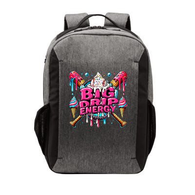 Big Drip Energy Baseball Drip Ice Cream Sprinkles Vector Backpack