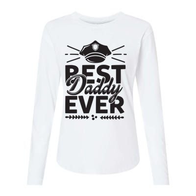 Best Daddy Ever Womens Cotton Relaxed Long Sleeve T-Shirt