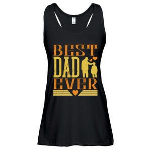 Best Dad Ever Ladies Essential Flowy Tank