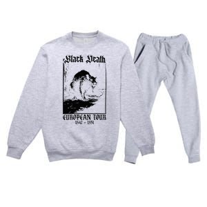 Black Death European Premium Crewneck Sweatsuit Set