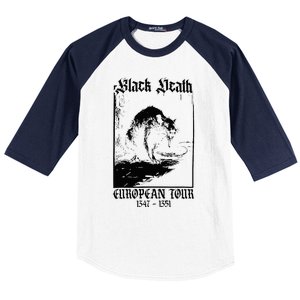 Black Death European Baseball Sleeve Shirt