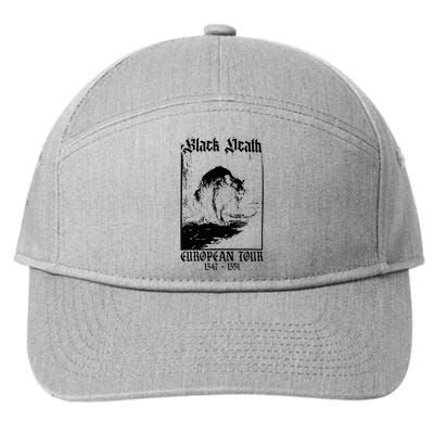 Black Death European 7-Panel Snapback Hat