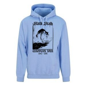 Black Death European Unisex Surf Hoodie