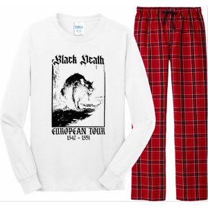 Black Death European Long Sleeve Pajama Set