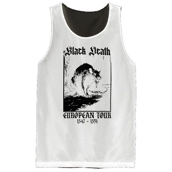 Black Death European Mesh Reversible Basketball Jersey Tank