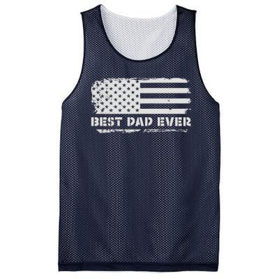 Best Dad Ever American Flag Gift For Dad For Dad Husband Men Funny Mesh Reversible Basketball Jersey Tank