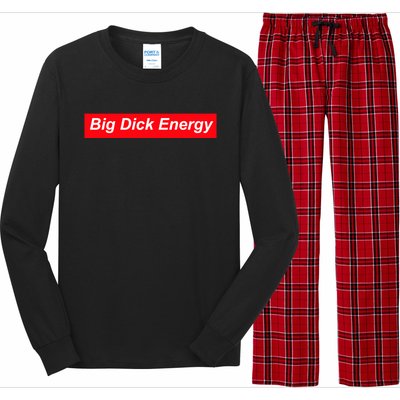 Big Dick Energy Funny Meme Long Sleeve Pajama Set