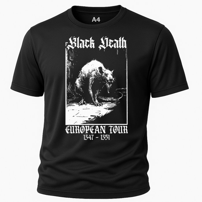 Black Death European Plague Rat Medieval History Goth Cooling Performance Crew T-Shirt