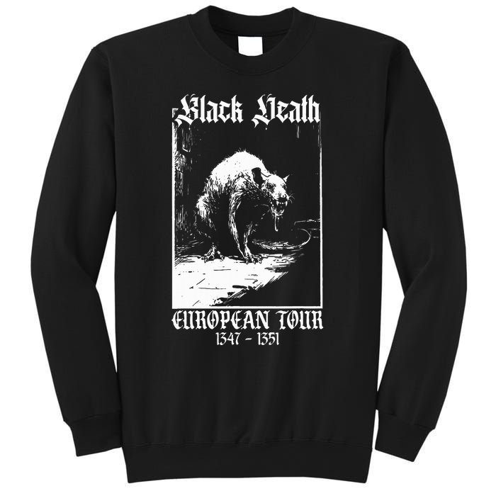 Black Death European Plague Rat Medieval History Goth Sweatshirt