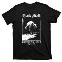 Black Death European Plague Rat Medieval History Goth T-Shirt