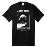 Black Death European Plague Rat Medieval History Goth Tall T-Shirt