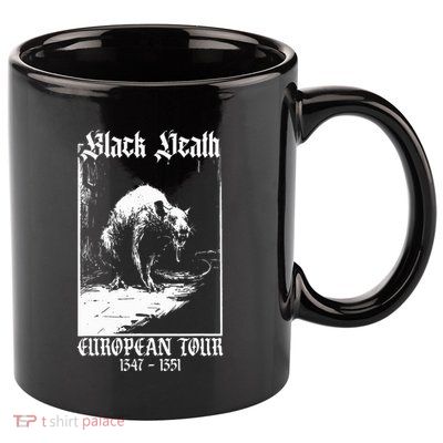 Black Death European Plague Rat Medieval History Goth 11oz C Handle Ceramic Mug
