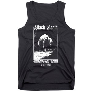 Black Death European Plague Rat Medieval History Goth Tank Top