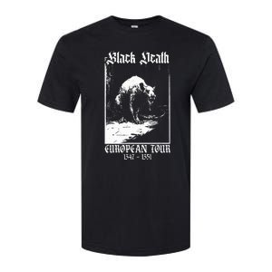 Black Death European Plague Rat Medieval History Goth Softstyle CVC T-Shirt