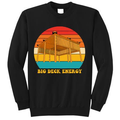 Big Deck Energy Funny Retro Vintage Sweatshirt