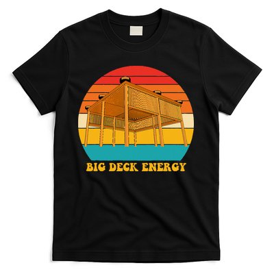 Big Deck Energy Funny Retro Vintage T-Shirt
