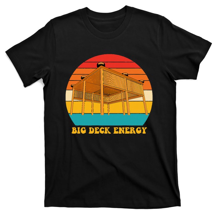 Big Deck Energy Funny Retro Vintage T-Shirt