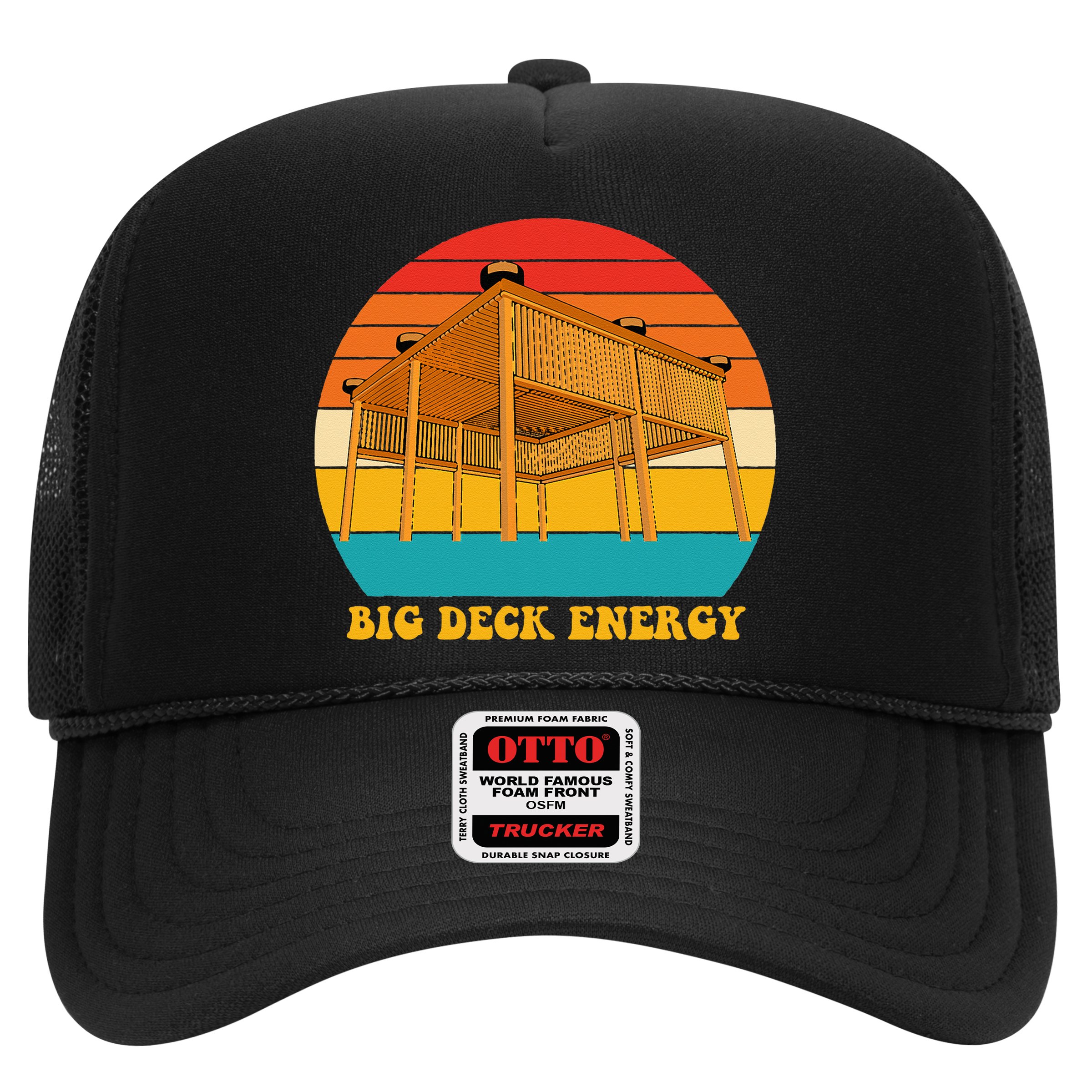 Big Deck Energy Funny Retro Vintage Hat