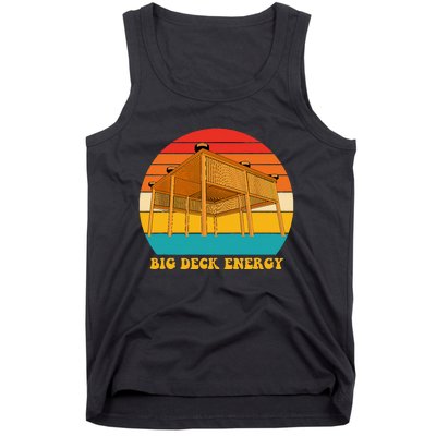 Big Deck Energy Funny Retro Vintage Tank Top