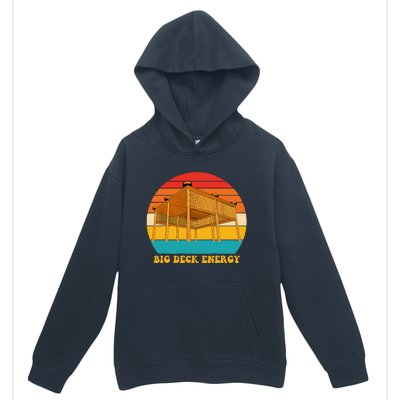 Big Deck Energy Funny Retro Vintage Urban Pullover Hoodie