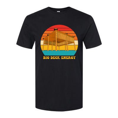 Big Deck Energy Funny Retro Vintage Softstyle CVC T-Shirt